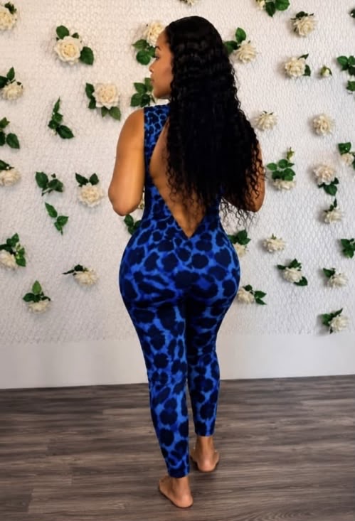 Jumpsuit Leopard Ble
