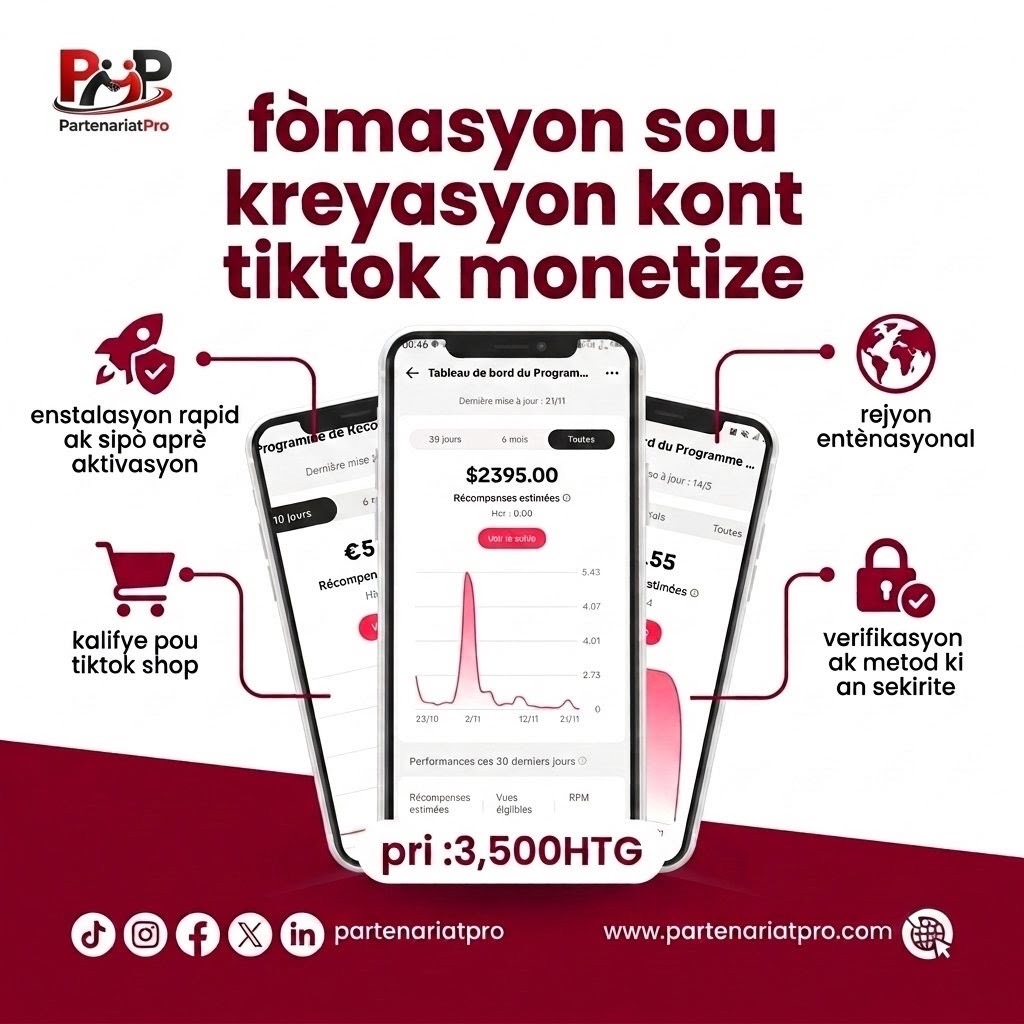 Fòmasyon Tiktok monetize